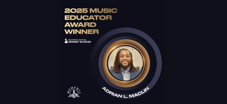 Cordova High School Adrian Maclin Receives Prestigious 2025 Music Educator Award